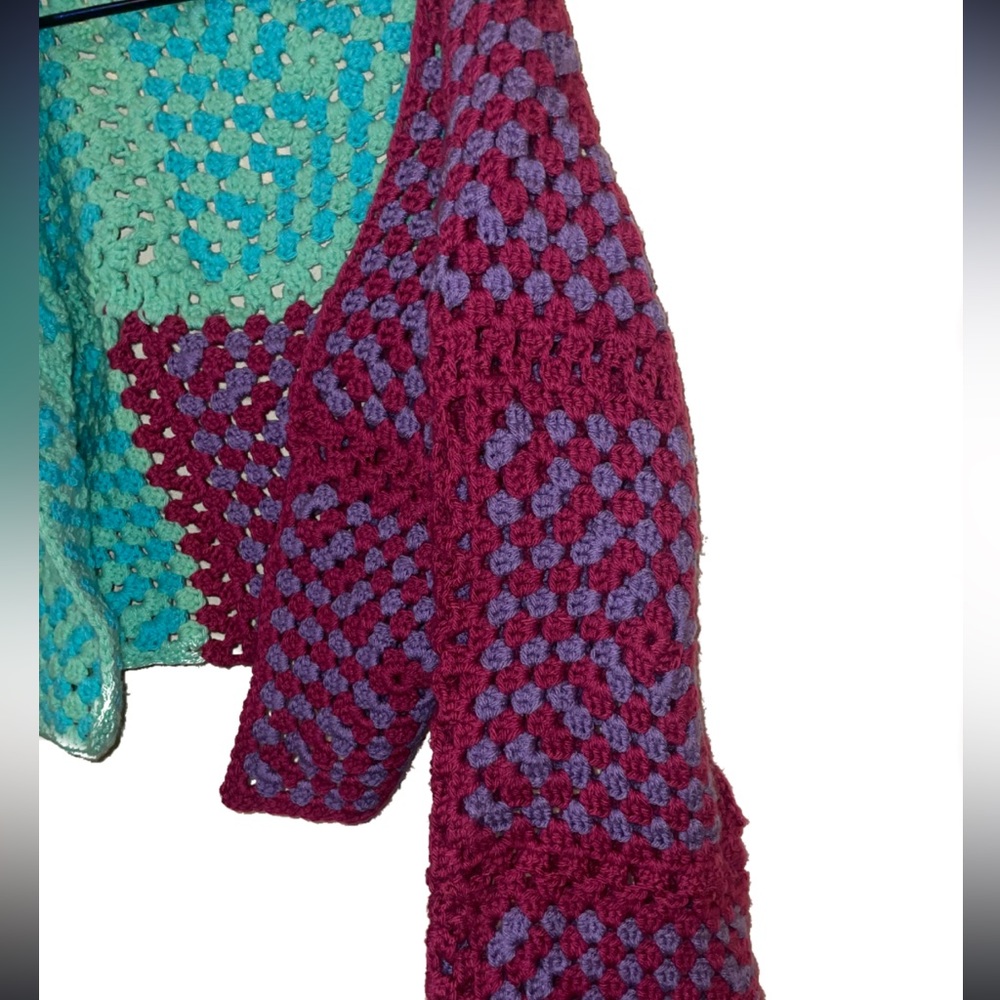 HandMade Knit Cardigan Sweater - Picture 2 of 3